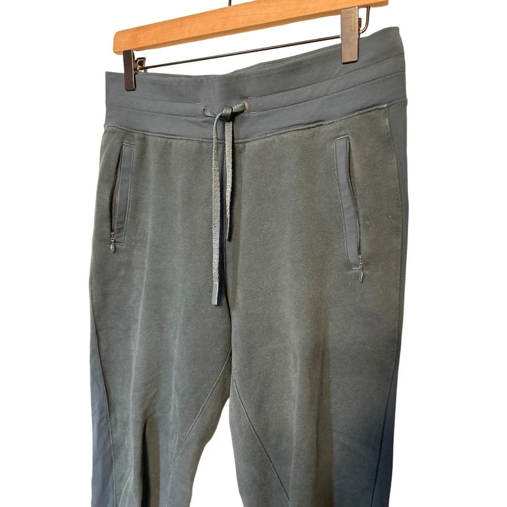 Lululemon High‎ Rise Jogger Pants Green Women's Size 6 EUC - Picture 2 of 7
